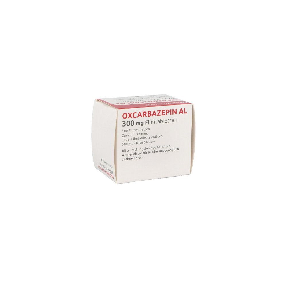 Das Produktfoto zeigt Oxcarbazepin Al 300 Mg Filmtabletten (100 stk) PZN 01719868
