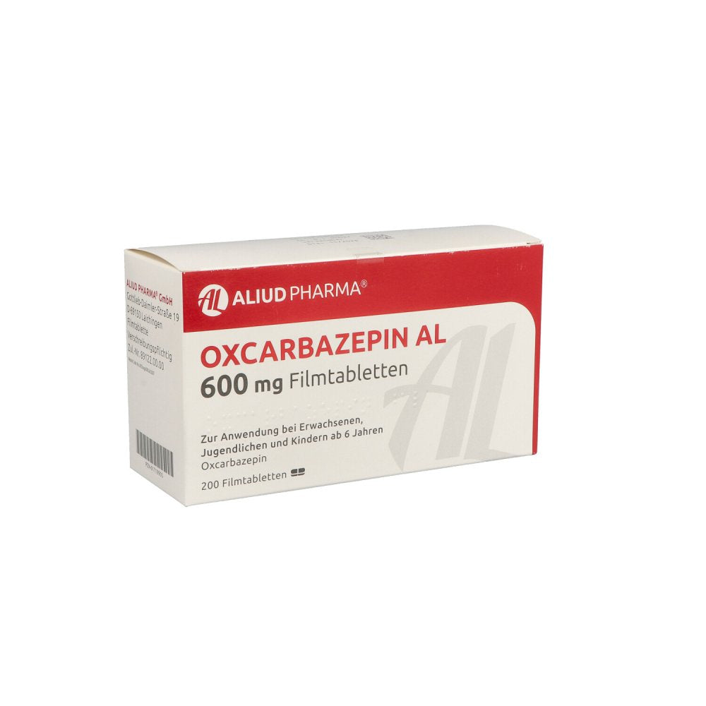 Oxcarbazepin Al 600 Mg Filmtabletten (200 stk)