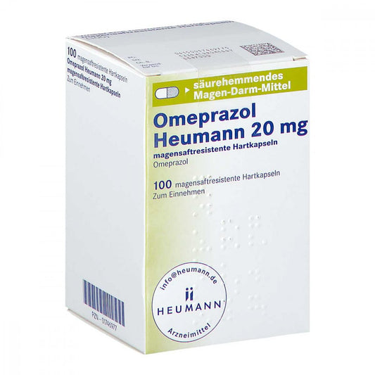 Omeprazol Heumann 20 Mg Magensaftres.Hartkapseln (100 stk)