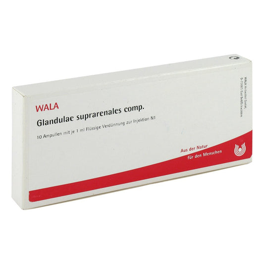 Das Produktfoto zeigt Glandulae Suprarenales Comp.Ampullen (10X1 ml) PZN 01751501