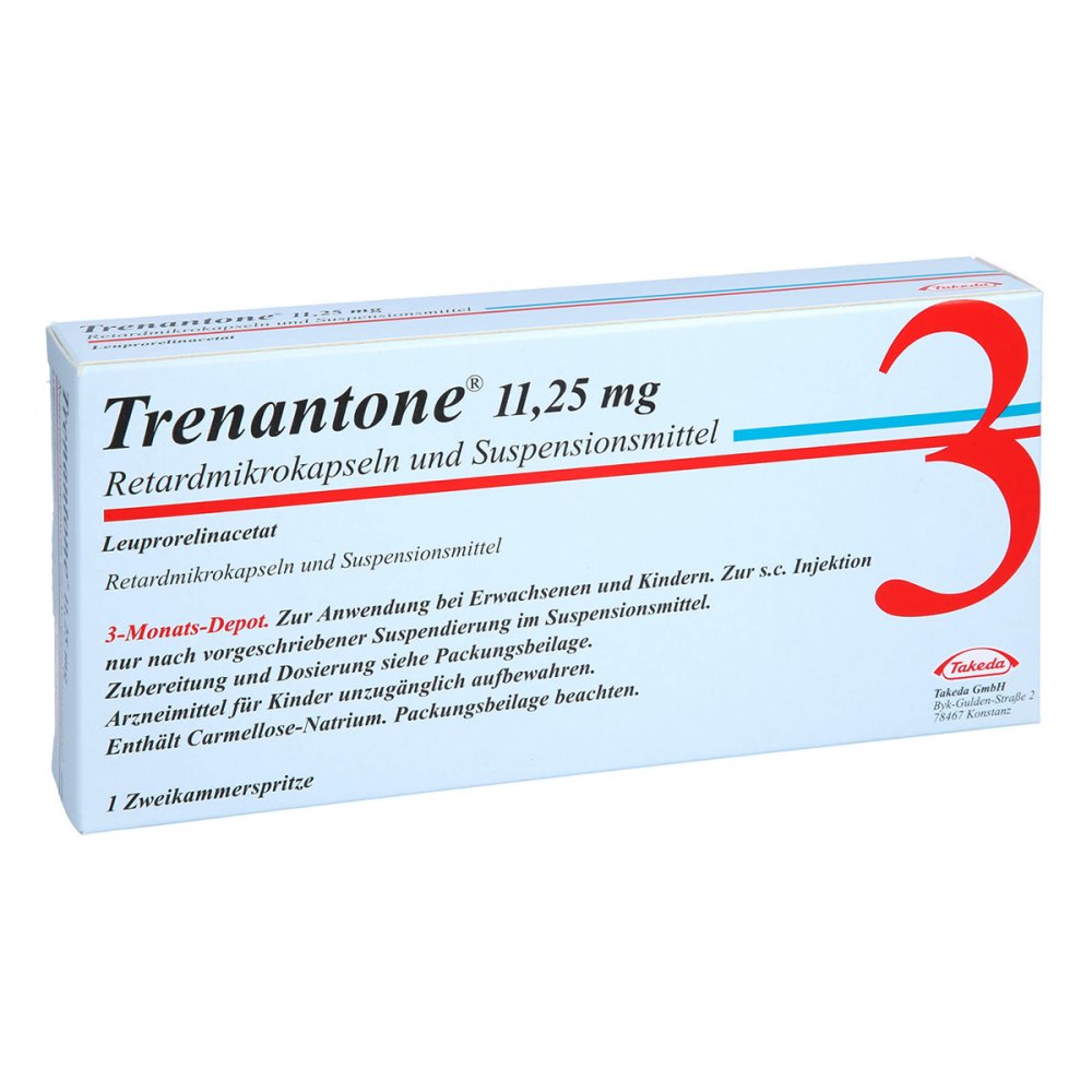 Trenantone 11,25 Mg 2-Kammerspr.Ret.Mikrokps.U.Sus (1 stk)