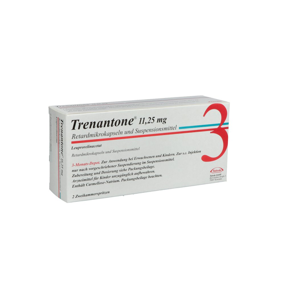 Trenantone 11,25 Mg 2-Kammerspr.Ret.Mikrokps.U.Sus (2 stk)