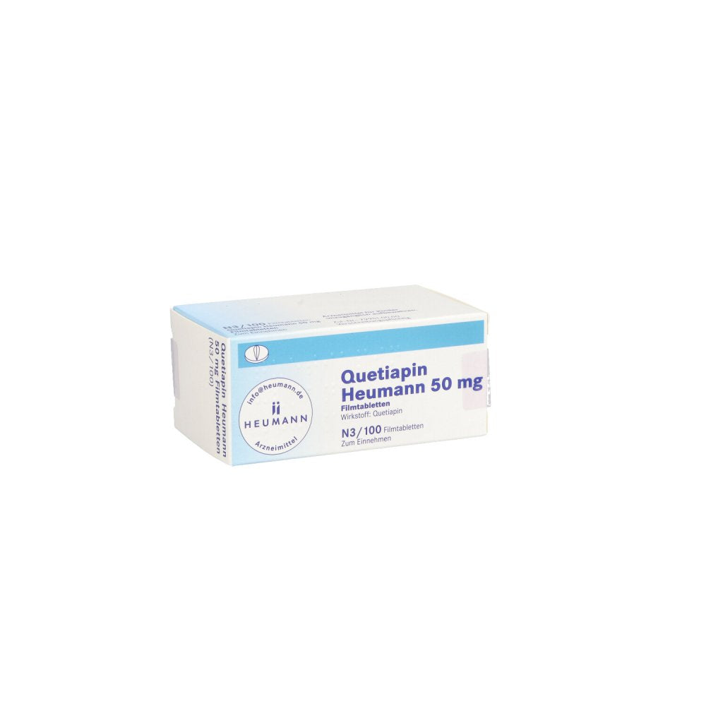 Quetiapin Heumann 50 Mg Filmtabletten (100 stk)
