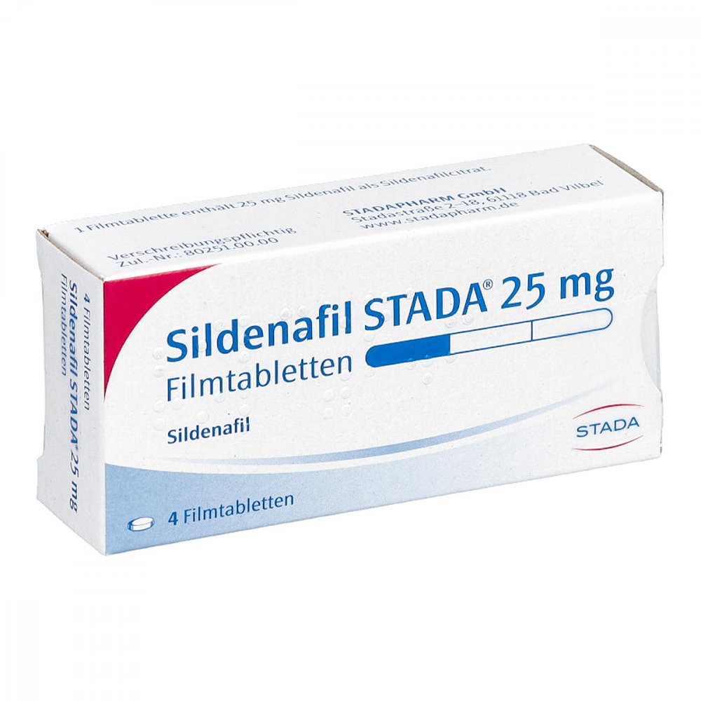 Sildenafil Stada 25 Mg Filmtabletten (4 stk)