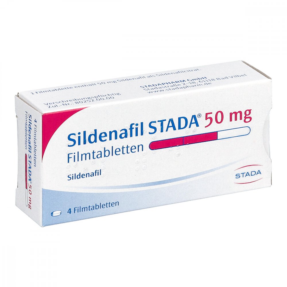 Sildenafil Stada 50 Mg Filmtabletten (4 stk)