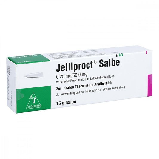 Das Produktfoto zeigt Jelliproct Salbe (15 g) PZN 01797963