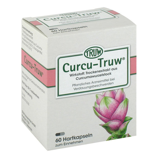 Das Produktfoto zeigt Curcu Truw Hartkapseln (60 stk) PZN 01798158