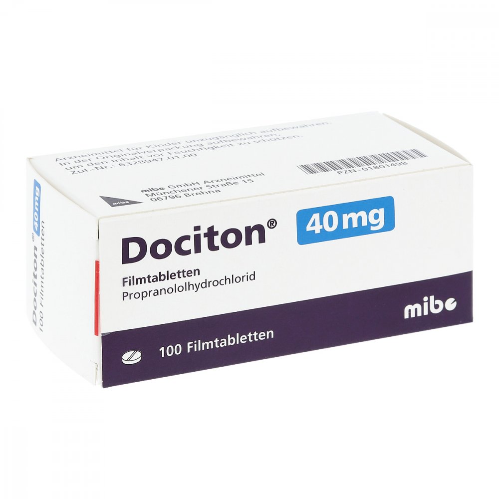 Dociton 40 Mg Filmtabletten (100 stk)