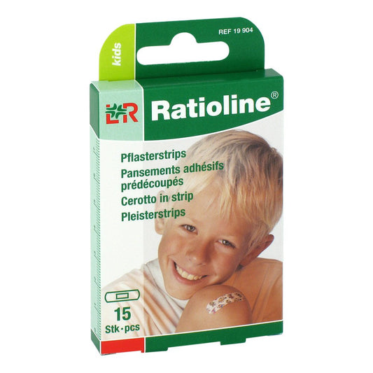 Das Produktfoto zeigt Ratioline Kids Pflasterstrips (15 stk) PZN 01805220