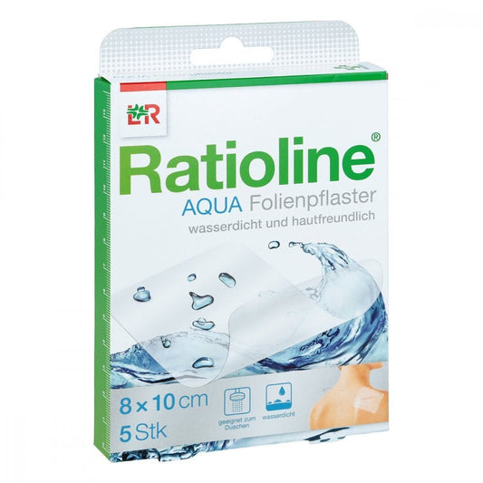 Das Produktfoto zeigt Ratioline Aqua Duschpflaster 8x10 Cm (5 stk) PZN 01805415