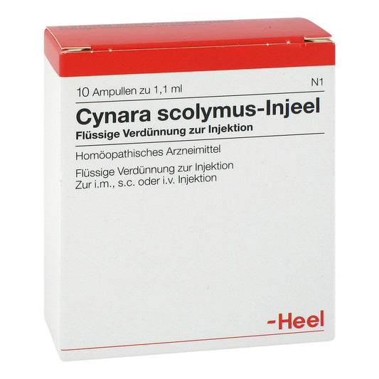 Das Produktfoto zeigt Cynara Scolymus Injeel Ampullen (10 stk) PZN 01806024