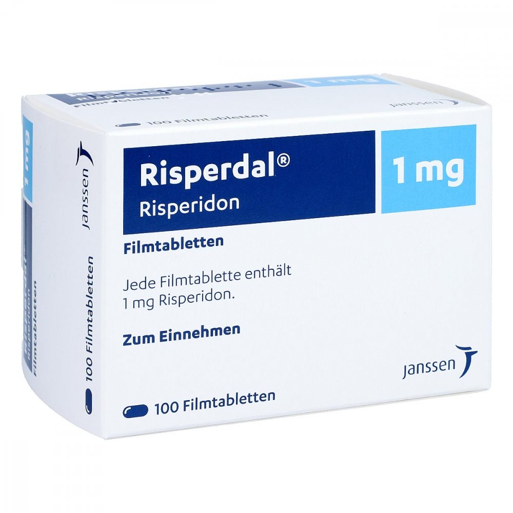 Risperdal 1 Mg Filmtabletten (100 stk)