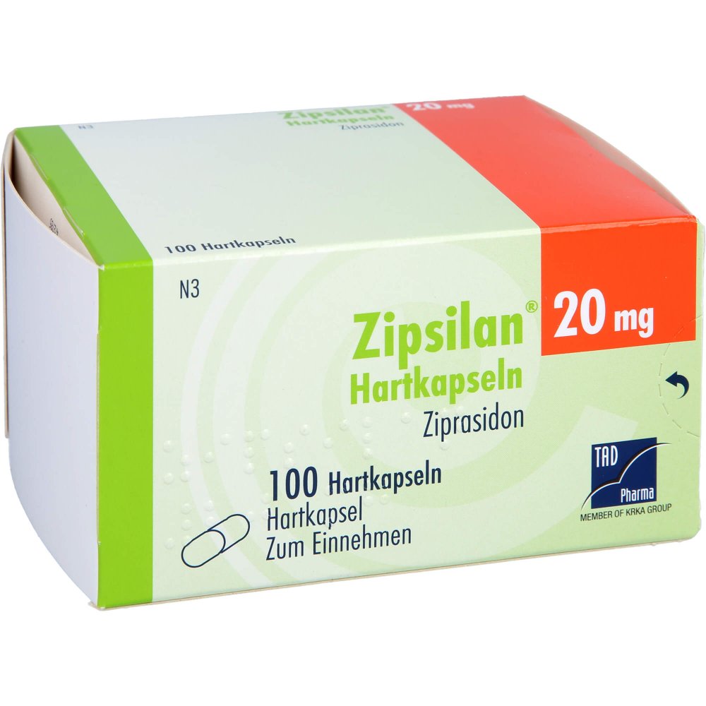 Das Produktfoto zeigt Zipsilan 20 Mg Hartkapseln (100 stk) PZN 01821331