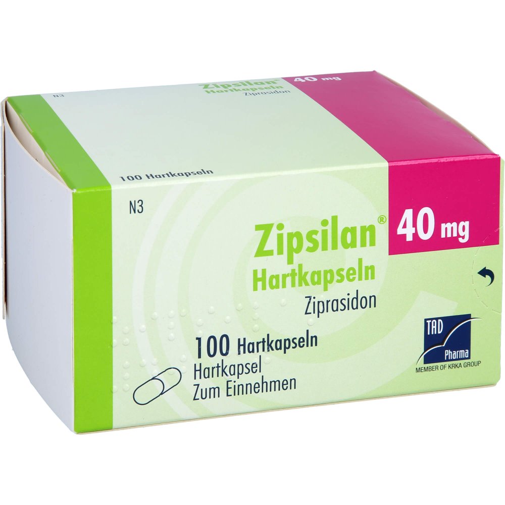 Das Produktfoto zeigt Zipsilan 40 Mg Hartkapseln (100 stk) PZN 01821489