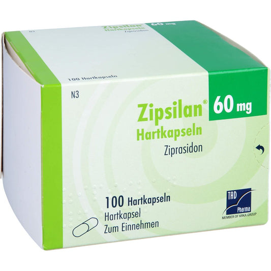 Das Produktfoto zeigt Zipsilan 60 Mg Hartkapseln (100 stk) PZN 01822796
