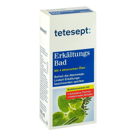 Das Produktfoto zeigt Tetesept Erkältungs Bad (250 ml) PZN 01825211