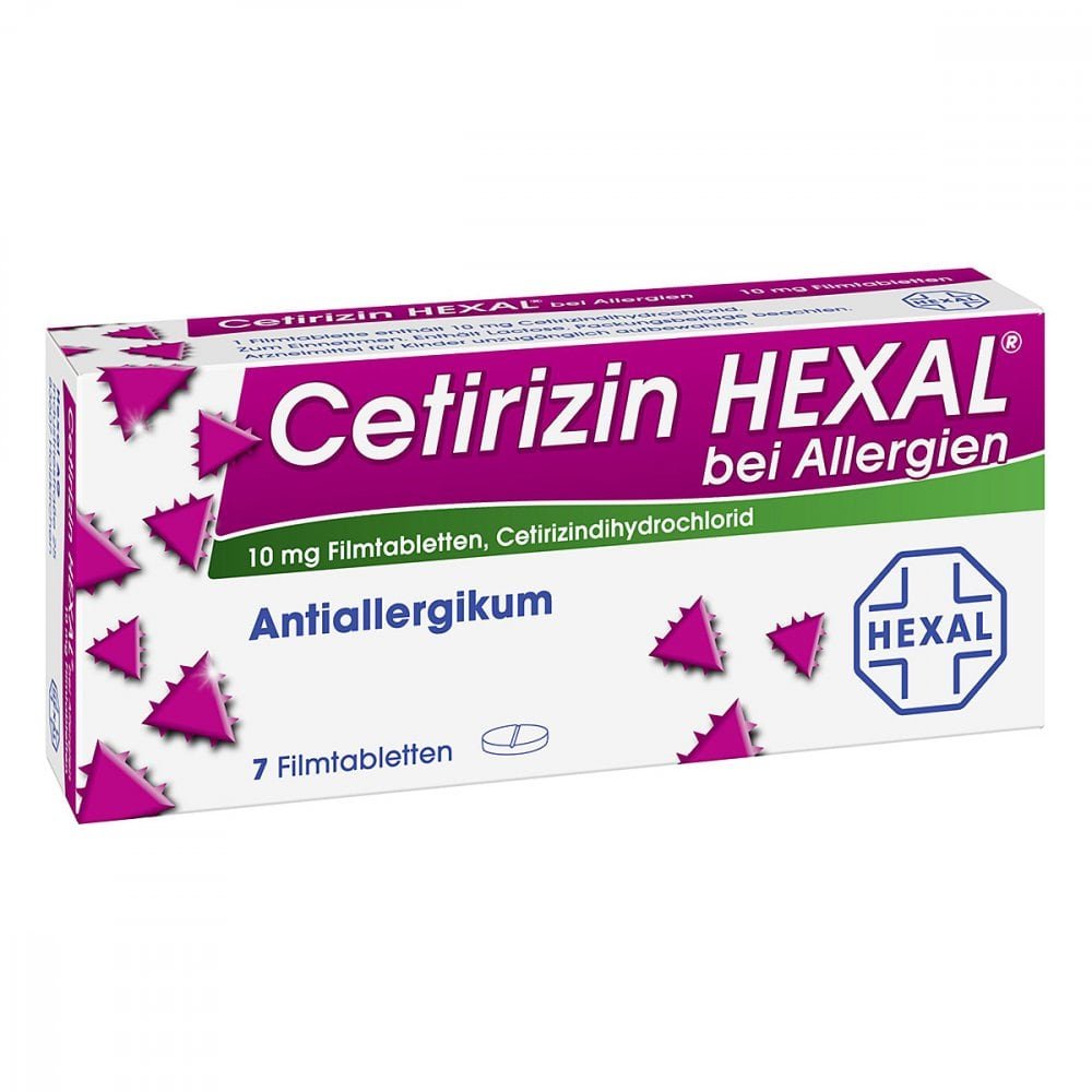 Cetirizin Hexal Filmtabletten Bei Allergien (7 stk)