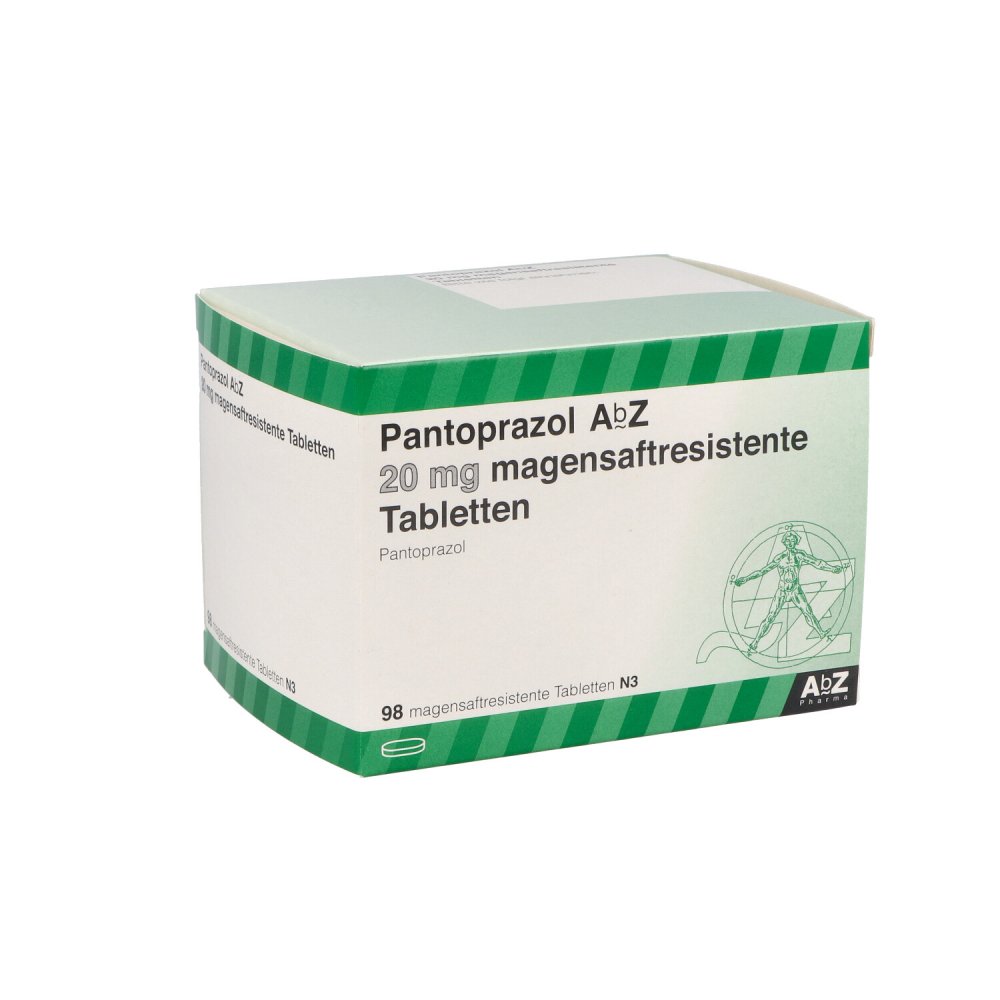 Pantoprazol Abz 20 Mg Magensaftres.Tabletten (98 stk)
