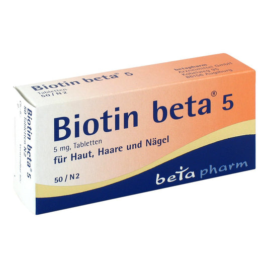 Biotin Beta 5 Tabletten (50 stk)