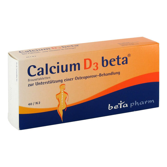 Calcium D3 Beta Brausetabletten (40 stk)