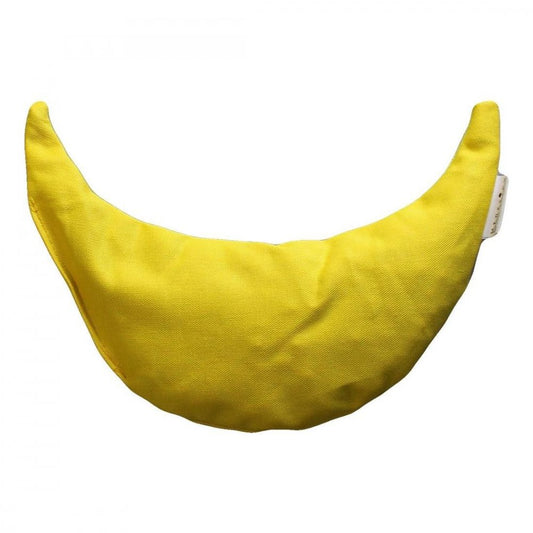 Das Produktfoto zeigt Kirschkernkissen Mond Gelb (1 stk) PZN 01851007