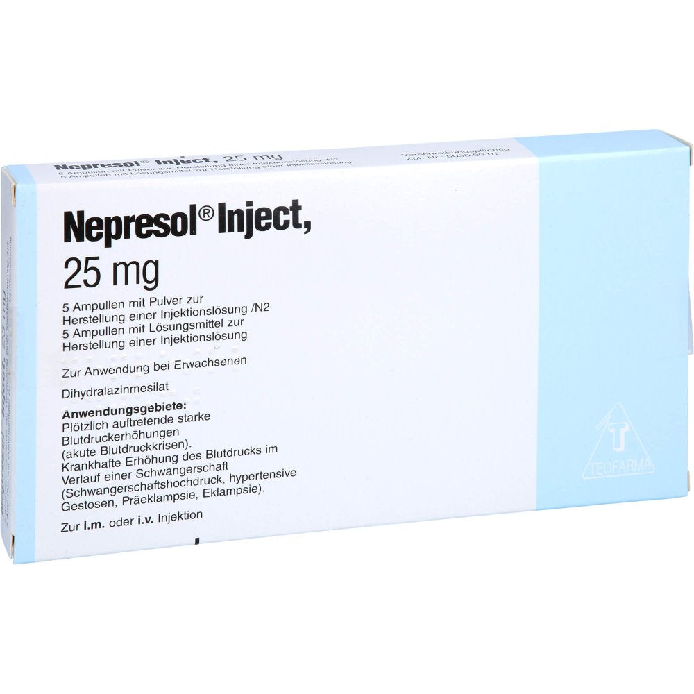 Das Produktfoto zeigt Nepresol Inject Plv.U.Lsm.Z.H.E.Injektionslsg. (5X2 ml) PZN 01859285