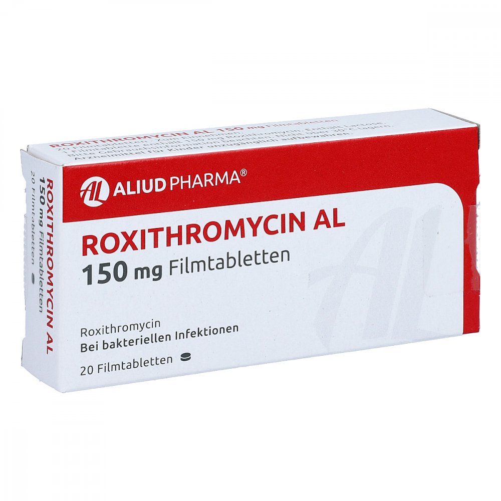 Roxithromycin Al 150 Mg Filmtabletten (20 stk)