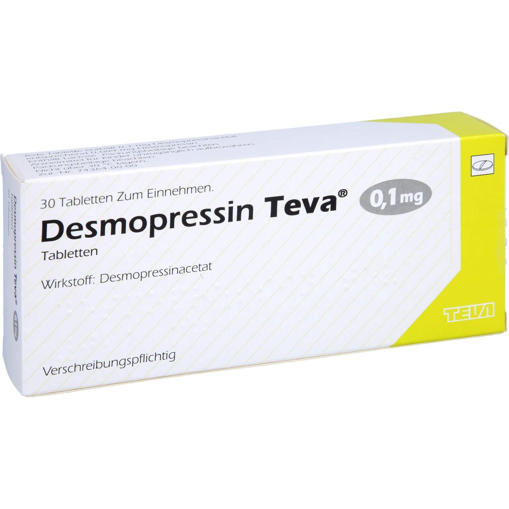 Desmopressin Teva 0,1 Mg Tabletten (30 stk)