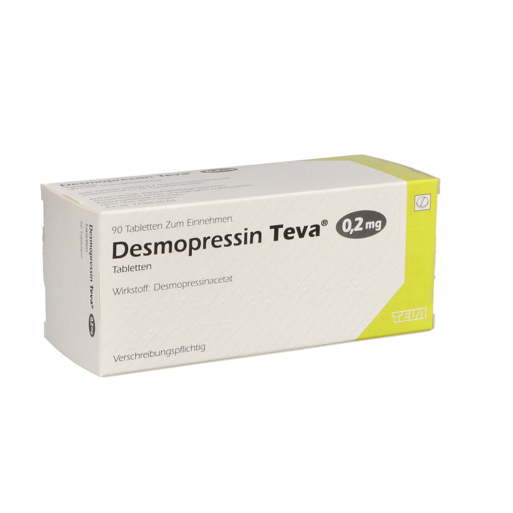 Desmopressin Teva 0,2 Mg Tabletten (90 stk)