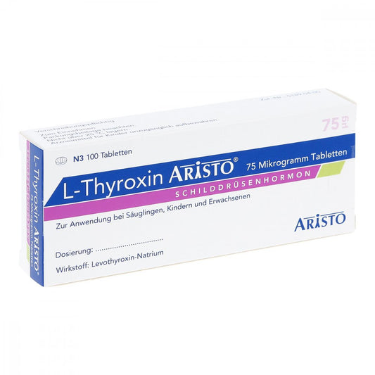 L-Thyroxin Aristo 75 Mikrogramm Tabletten (100 stk)