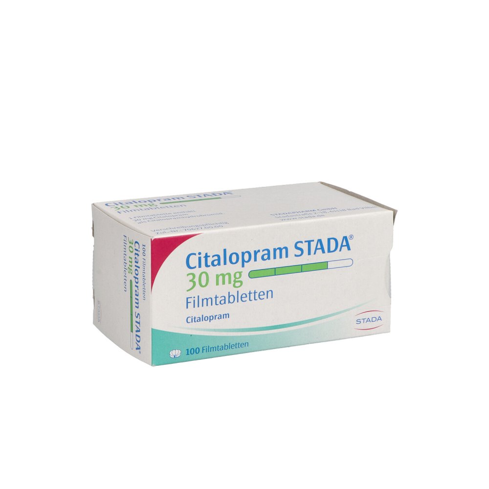 Citalopram Stada 30 Mg Filmtabletten (100 stk)