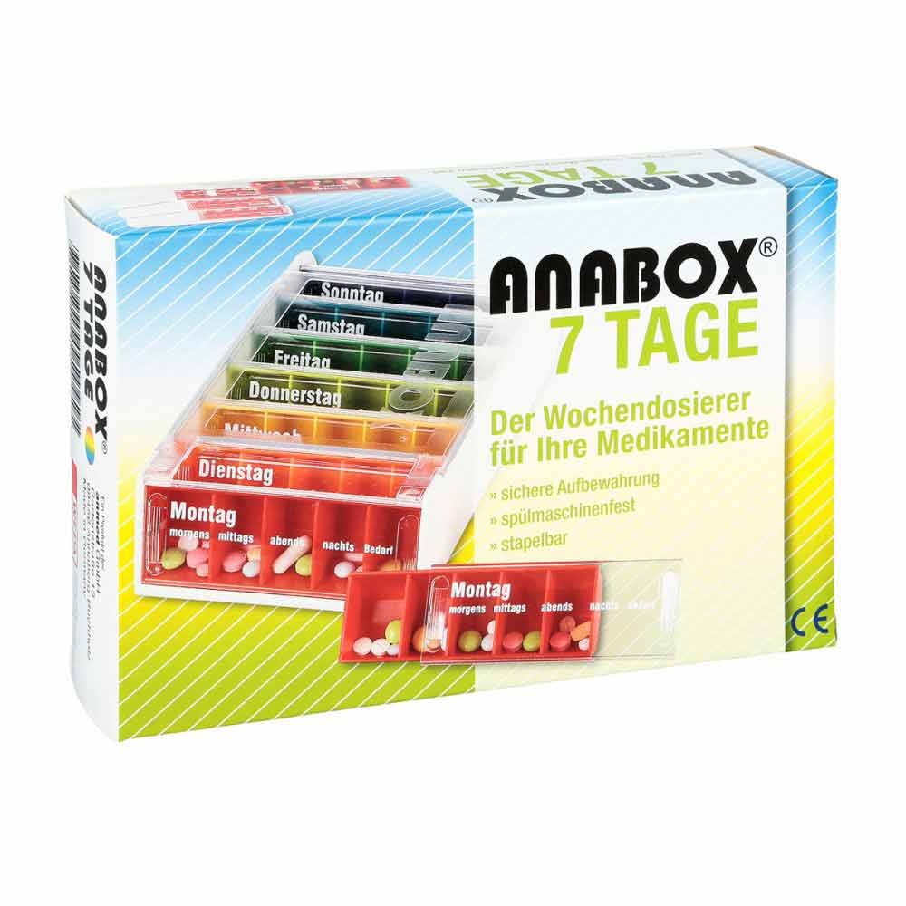 Das Produktfoto zeigt Anabox 7 Tage Regenbogen (1 stk) PZN 01889010