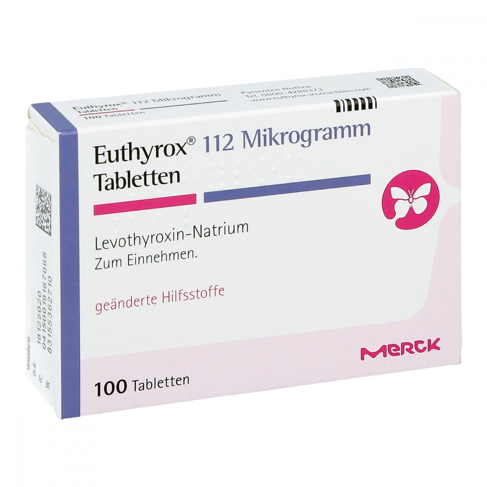 Euthyrox 112 Mikrogramm Tabletten (100 stk)