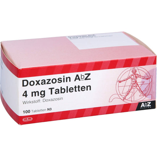 Das Produktfoto zeigt Doxazosin Abz 4 Mg Tabletten (100 stk) PZN 01921558