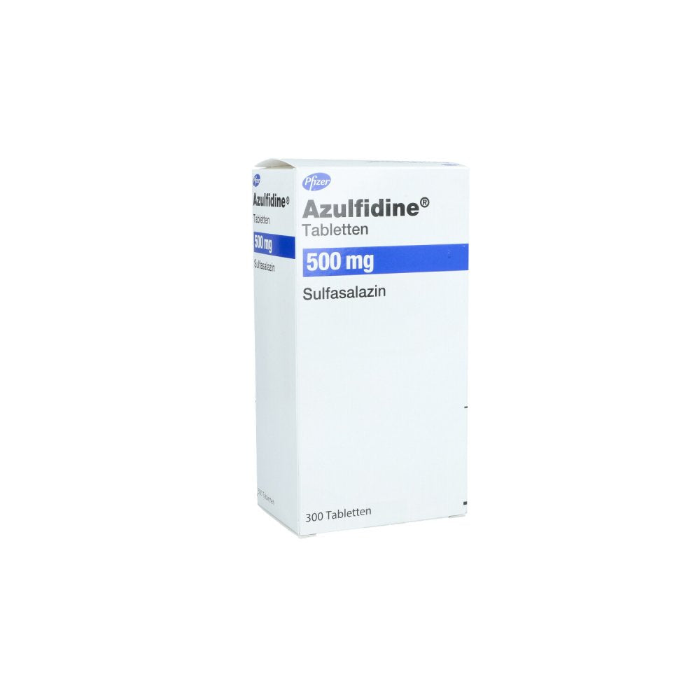 Das Produktfoto zeigt Azulfidine Tabletten Magenlösl. (300 stk) PZN 01923474