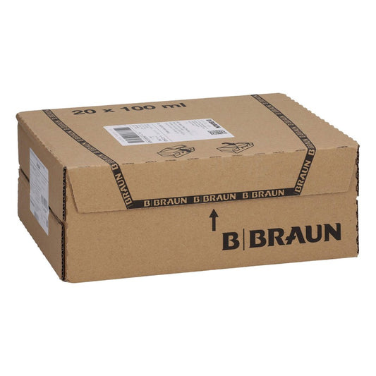 Das Produktfoto zeigt Aqua Ad Injectabilia Inj.-Fl. (20X100 ml) PZN 01957102