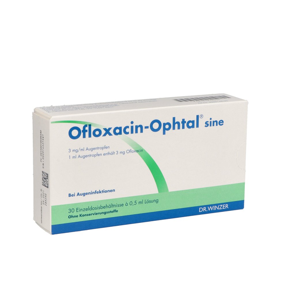 Ofloxacin-Ophtal Sine 3 Mg/Ml Atr.I.Einzeldosisb. (30X0.5 ml)