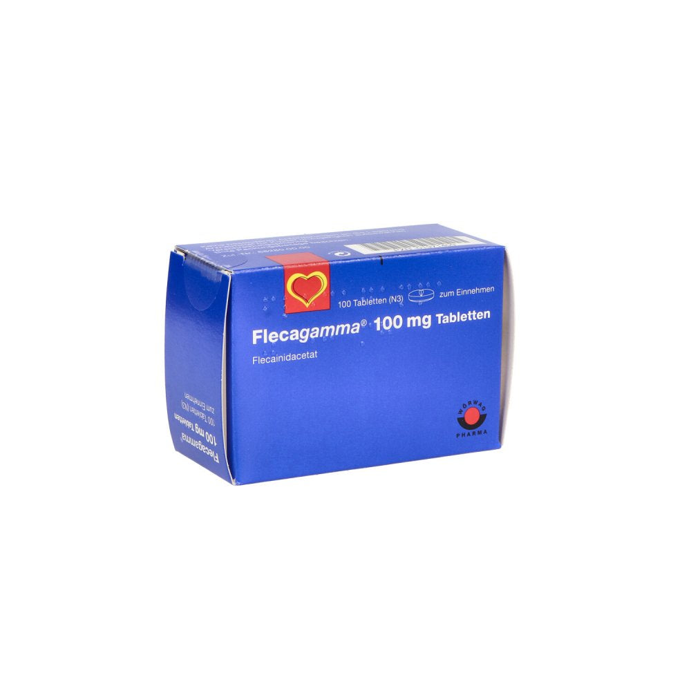 Das Produktfoto zeigt Flecagamma 100 Mg Tabletten (100 stk) PZN 01971409