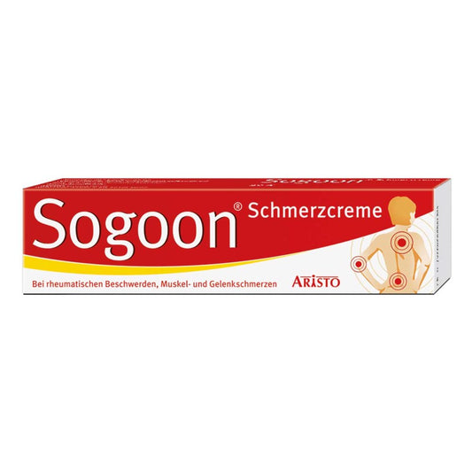Das Produktfoto zeigt Sogoon Schmerzcreme (40 g) PZN 01983565