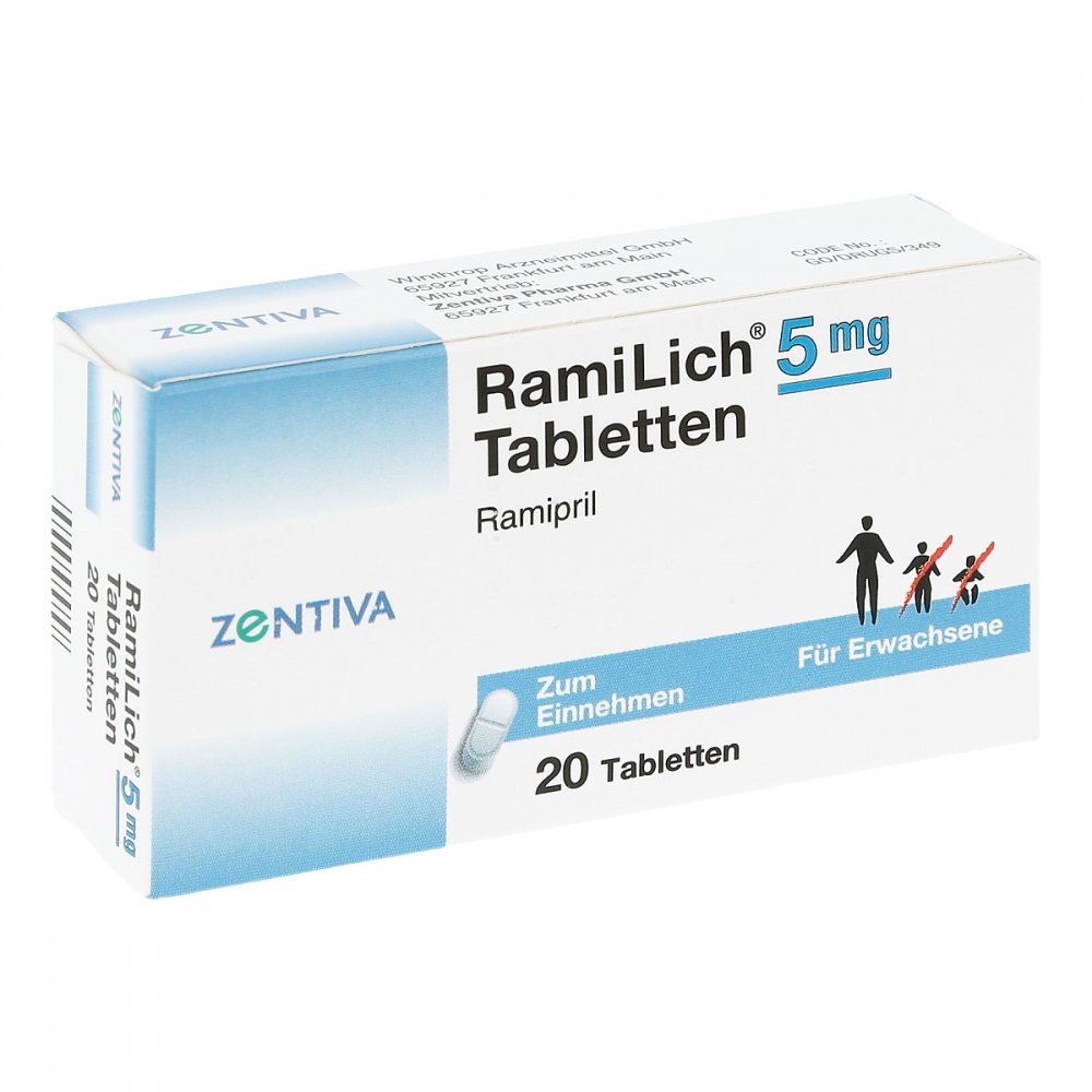 Ramilich 5 Mg Tabletten (20 stk)