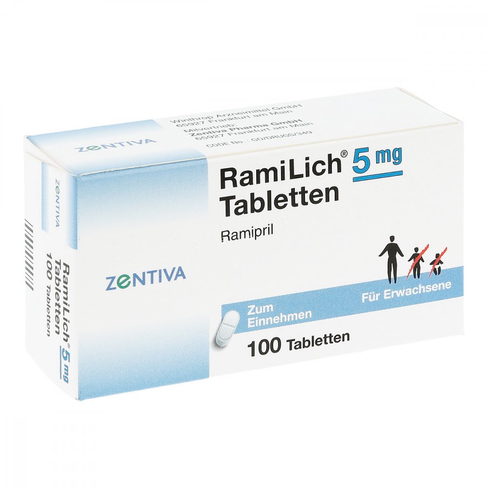 Ramilich 5 Mg Tabletten (100 stk)