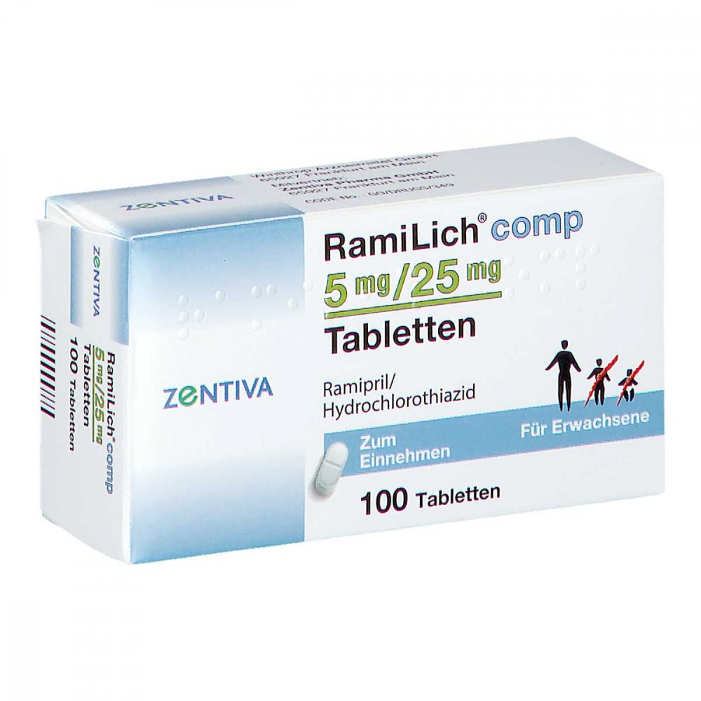 Ramilich Comp 5 Mg/25 Mg Tabletten (100 stk)