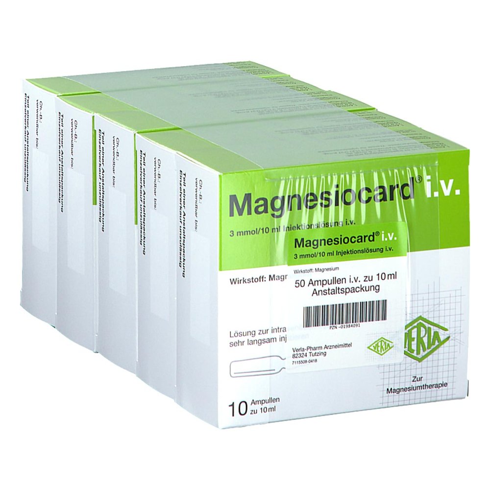 Magnesiocard I.V. Injektionslösung (50X10 ml)