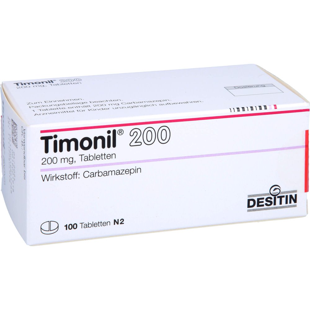 Das Produktfoto zeigt Timonil 200 Tabletten (100 stk) PZN 01984576