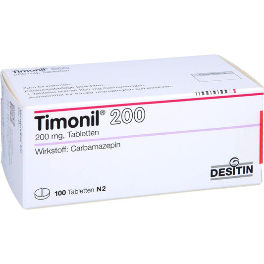Das Produktfoto zeigt Timonil 200 Tabletten (100 stk) PZN 01984576