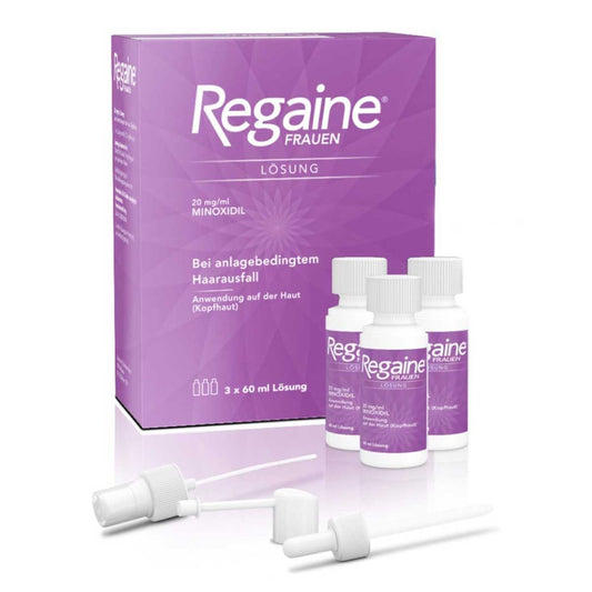 Regaine Frauen 20 Mg/Ml Lsg.Z.Anw.A.D.Kopfhaut (3X60 ml)