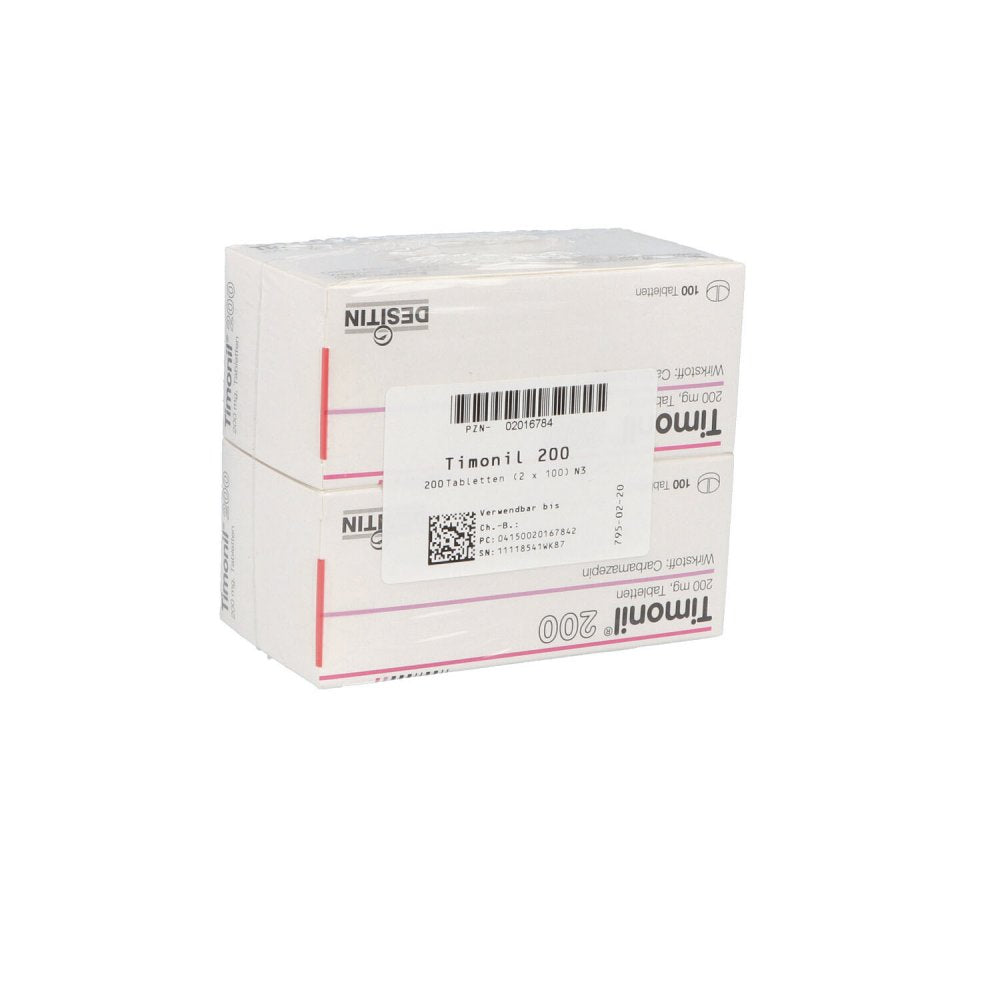 Das Produktfoto zeigt Timonil 200 Tabletten (200 stk) PZN 02016784