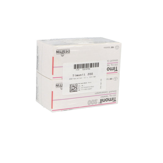 Das Produktfoto zeigt Timonil 200 Tabletten (200 stk) PZN 02016784