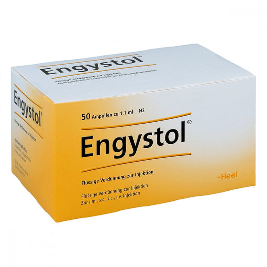 Das Produktfoto zeigt Engystol Ampullen (50 stk) PZN 02036522