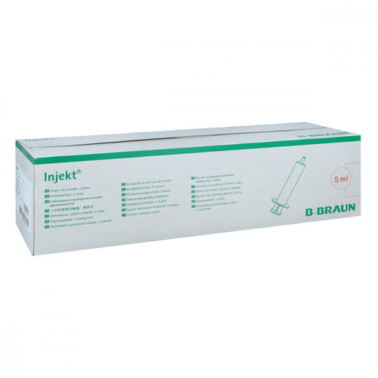 Injekt Solo Spritze 5 Ml Luer Exzentrisch Pvc-Frei (100X5 ml)